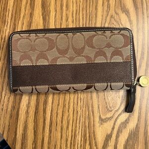 Coach zipper wallet